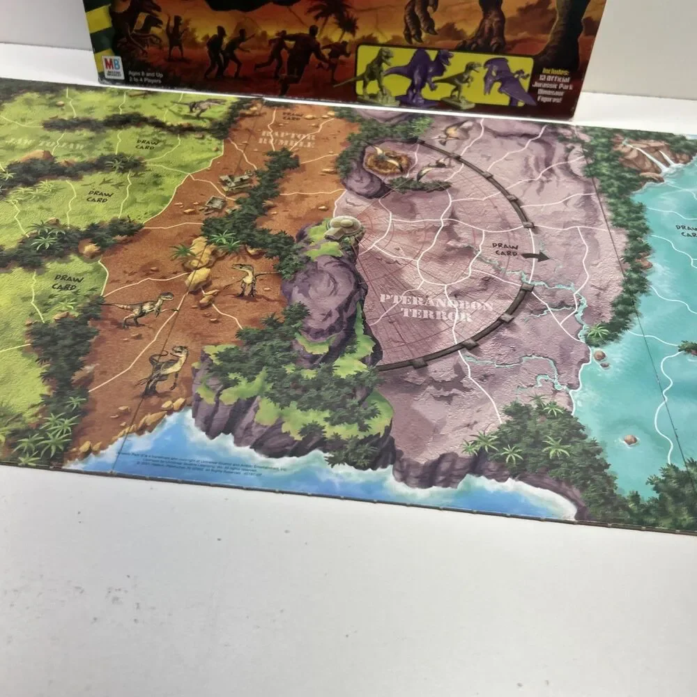 JURASSIC PARK III 3 Island‎ Survival Board Game (98% Complete) Vintage